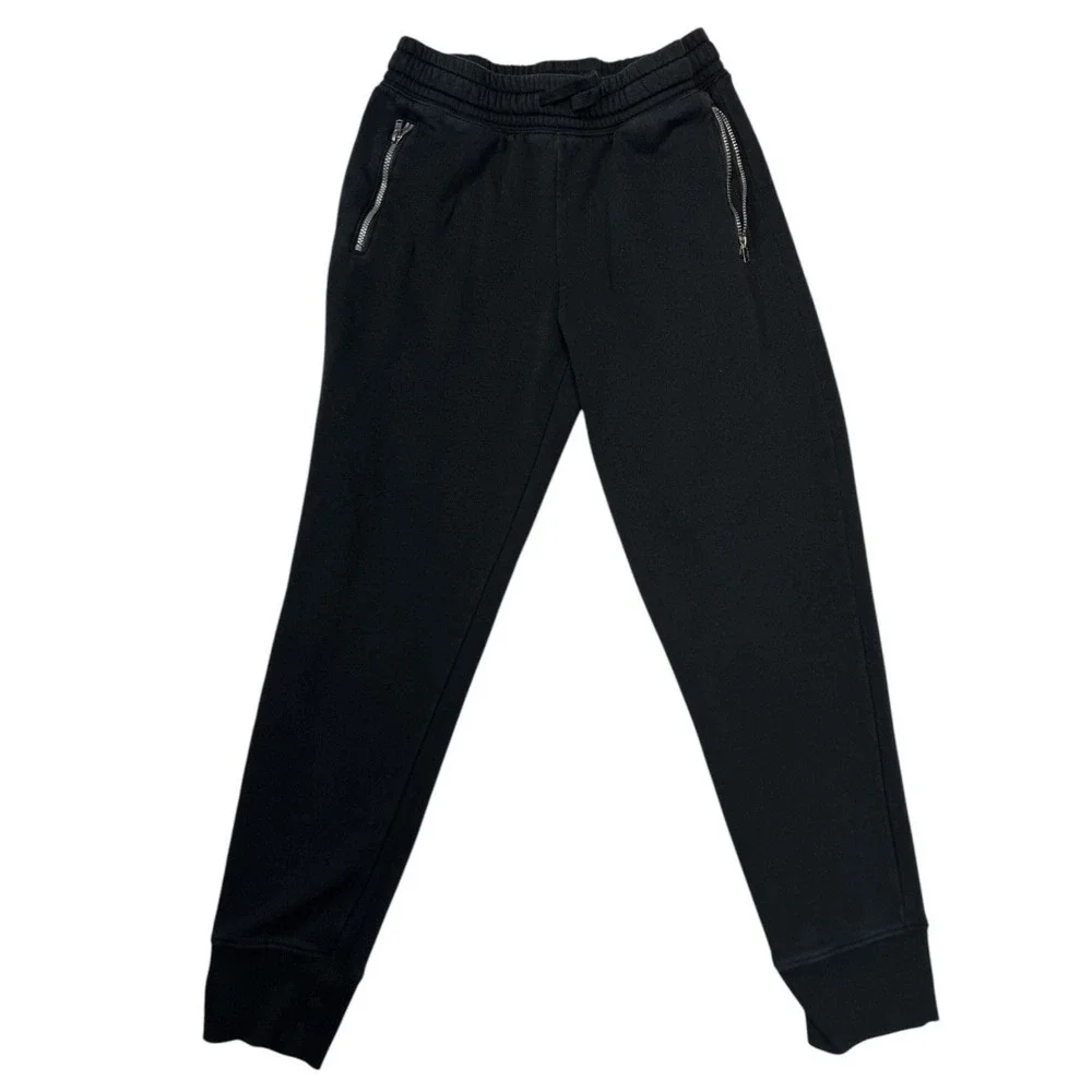 Old Navy Kids Jogger Sweatpants Black‎ Size L 10 12 Elastic Waist Activewear